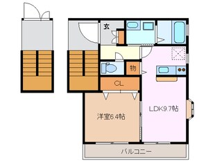 江戸橋駅 徒歩7分 2階の物件間取画像